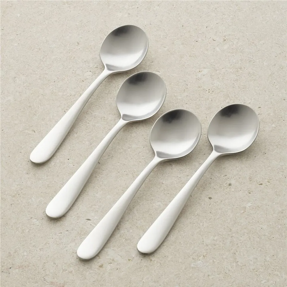 Fusion Satin Soup Spoons, Set of 4