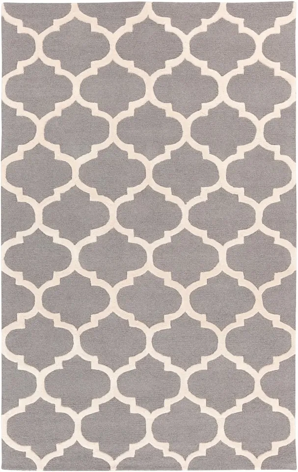 Pollack Gray Indoor 4' x 6' Handmade Rug