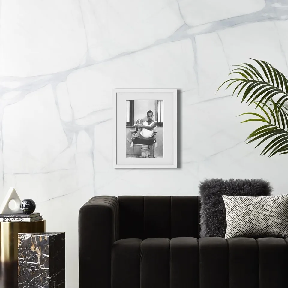 'Sade' Photographic Print in White Frame 17"x21"