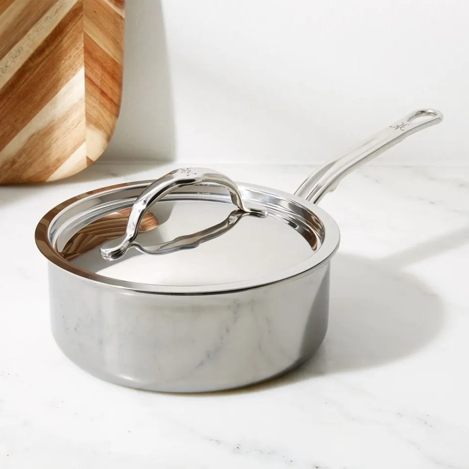 Hestan NanoBond Stainless Steel 2-Qt. Saucepan with Lid