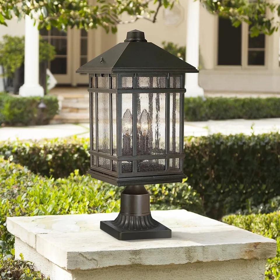 Kathy Ireland Sierra 22" High Post Light with Pier Mount Adapter