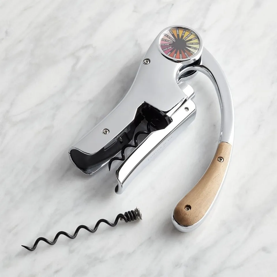 L' Atelier du Vin Oeno Motion Wood and Chrome Corkscrew