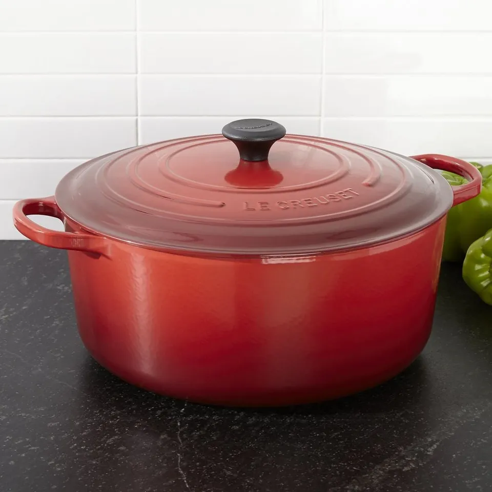 Le Creuset ® Signature 13.25-Qt. Cerise Enameled Cast Iron Round Dutch Oven