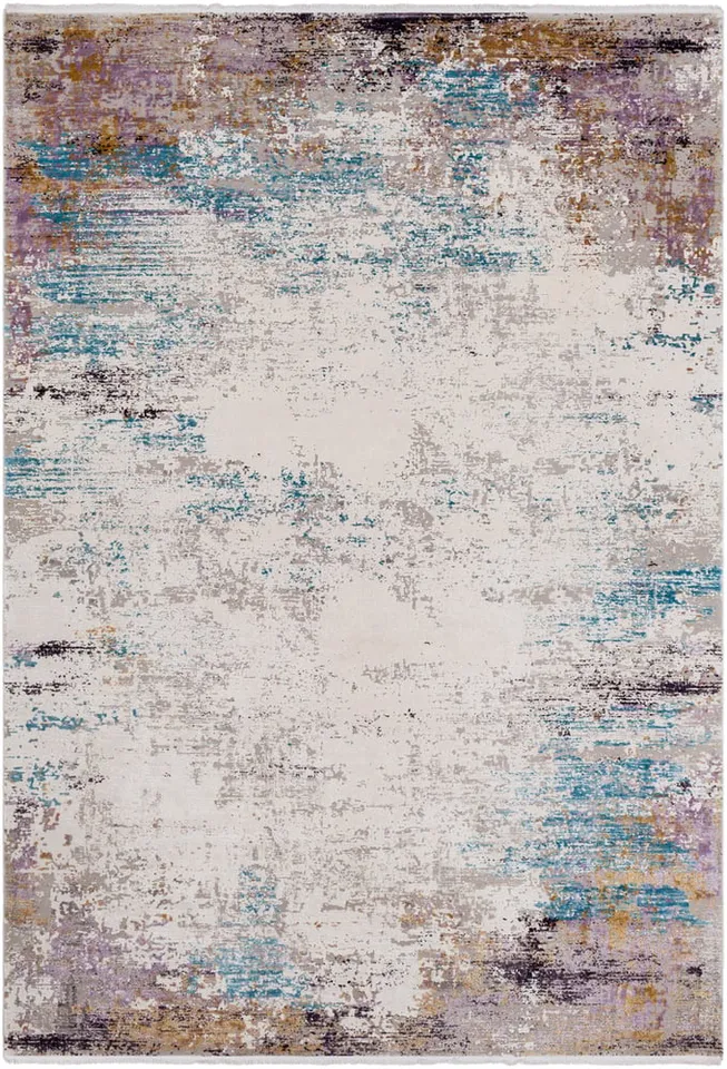 Solar Purple Indoor 1'11" x 2'11" Machine Woven Rug