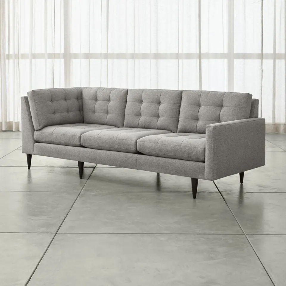 Petrie Midcentury Right-Arm Corner Sofa Sectional Piece