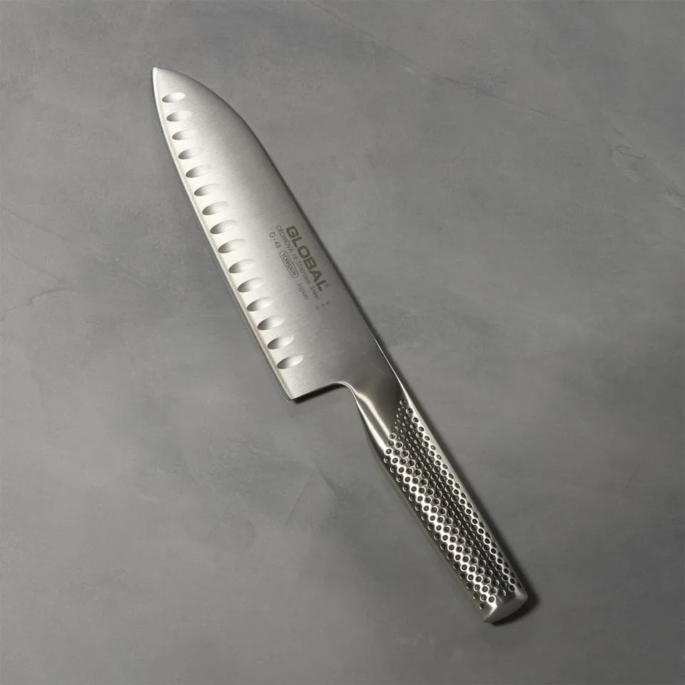 Global ® Classic 7" Hollow-Ground Santoku Knife