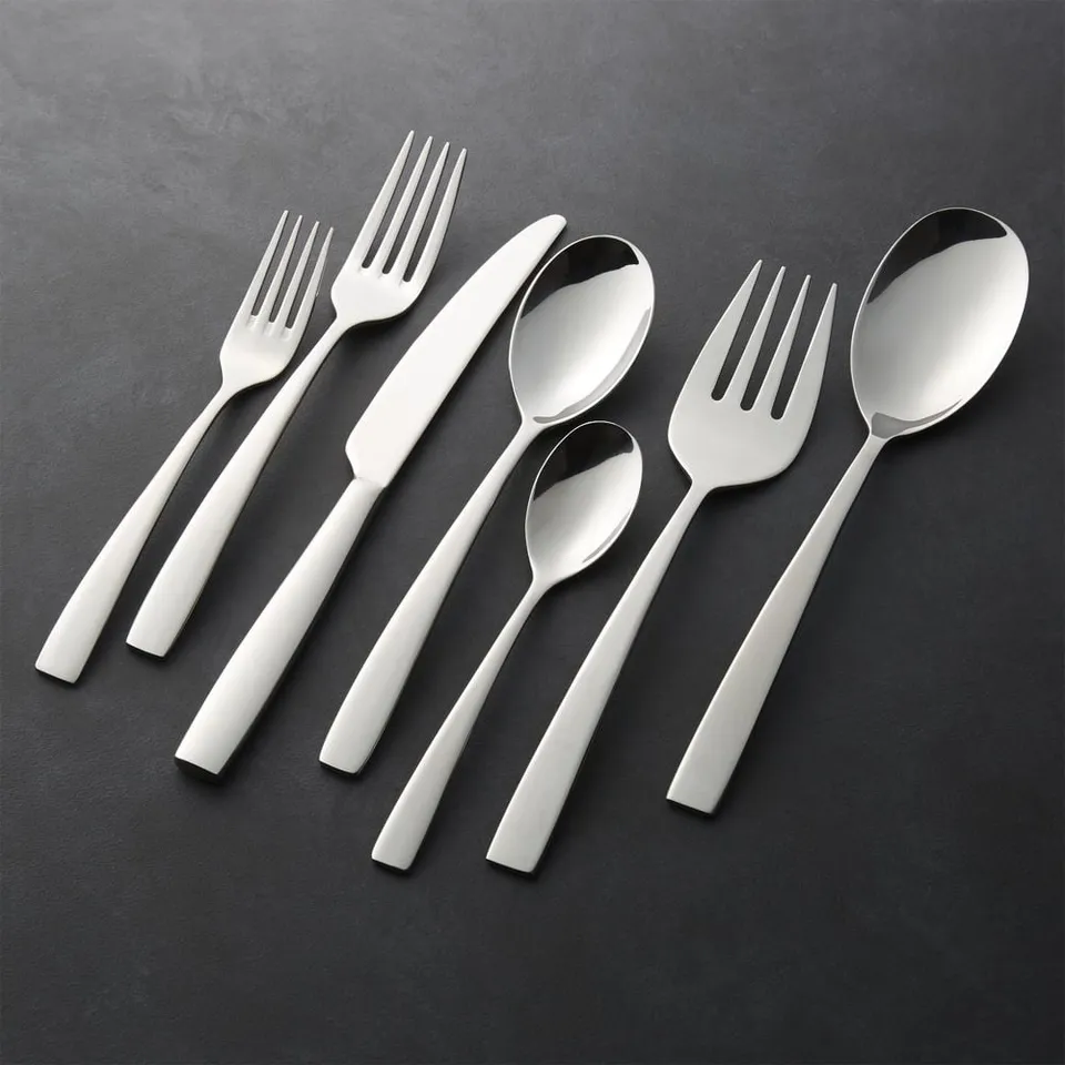 Dawson Mirror 22-Piece Flatware & Serveware Set