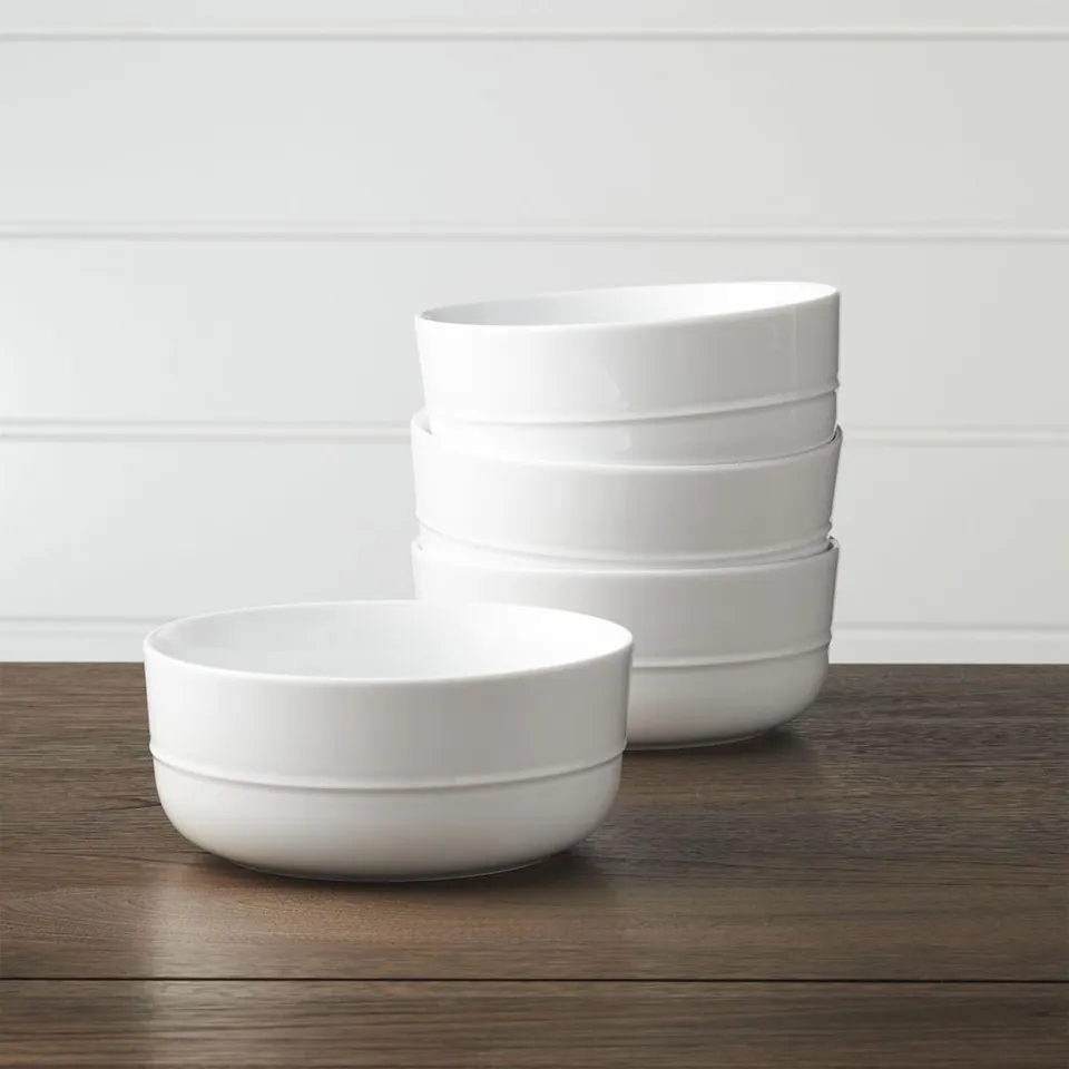 Hue White Bowls, Set of 4