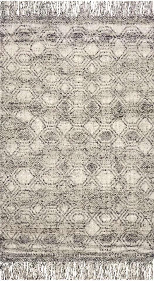 Magnolia Home by Joanna Gaines x Loloi Holloway YH-02 Grey 18" x 18" Sample