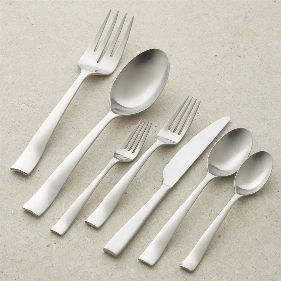 Holmes Satin 22-Piece Flatware & Serving Set
