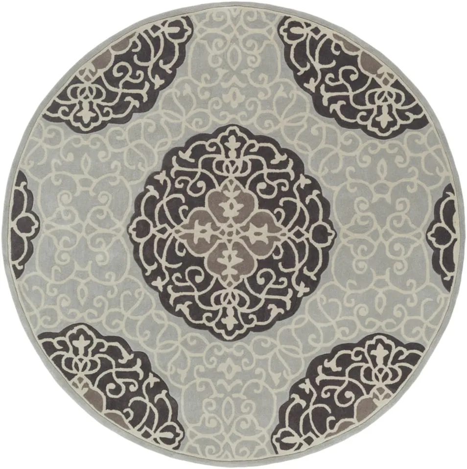 Cosmopolitan Beige Indoor 8' x 8' Handmade Rug