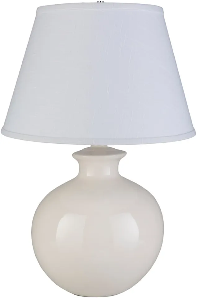Delilah Ivory Glazed 17"H x 17"W x 17"D 