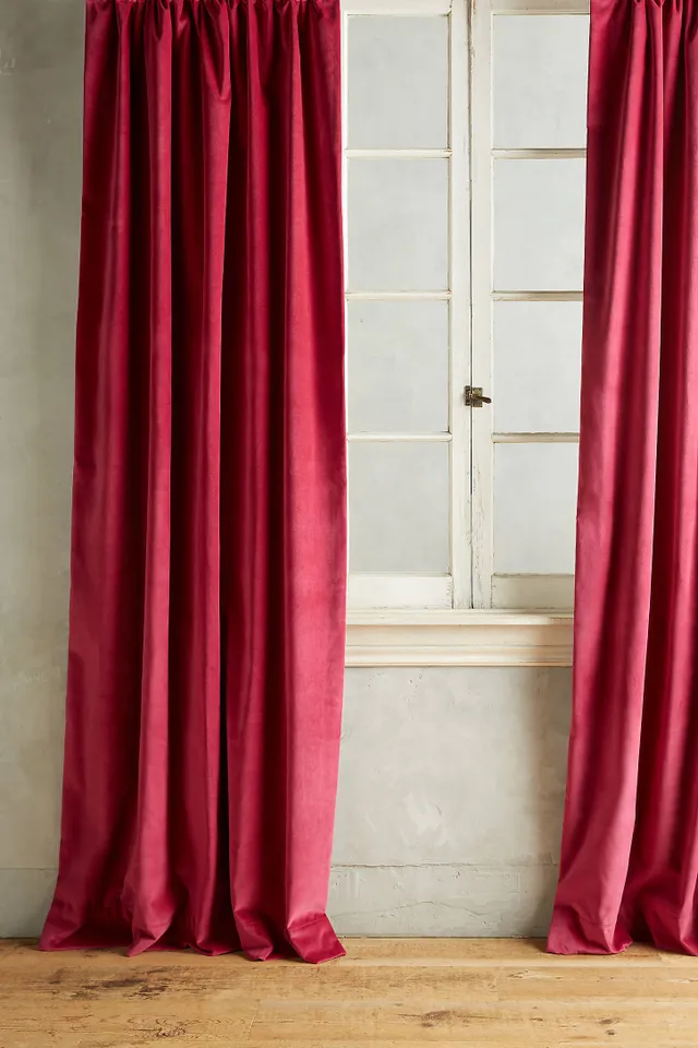 Matte Velvet Blackout Curtain