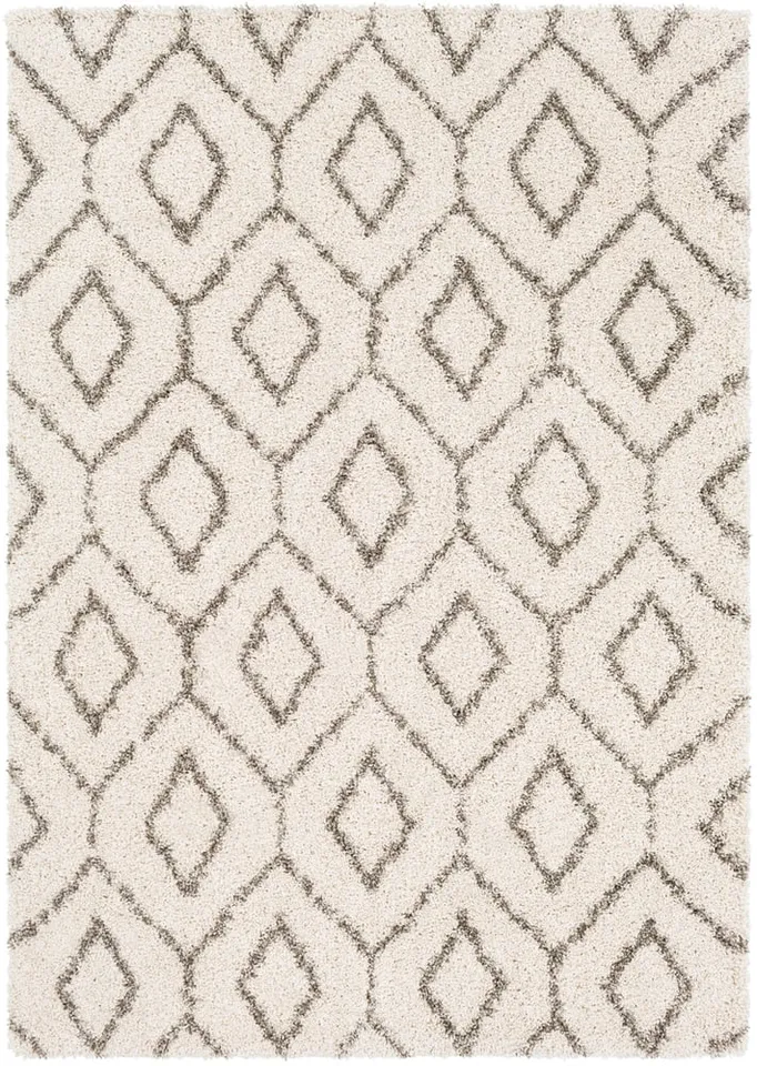 Serengeti Shag Gray Indoor 8'10" x 12'4" Machine Woven Rug