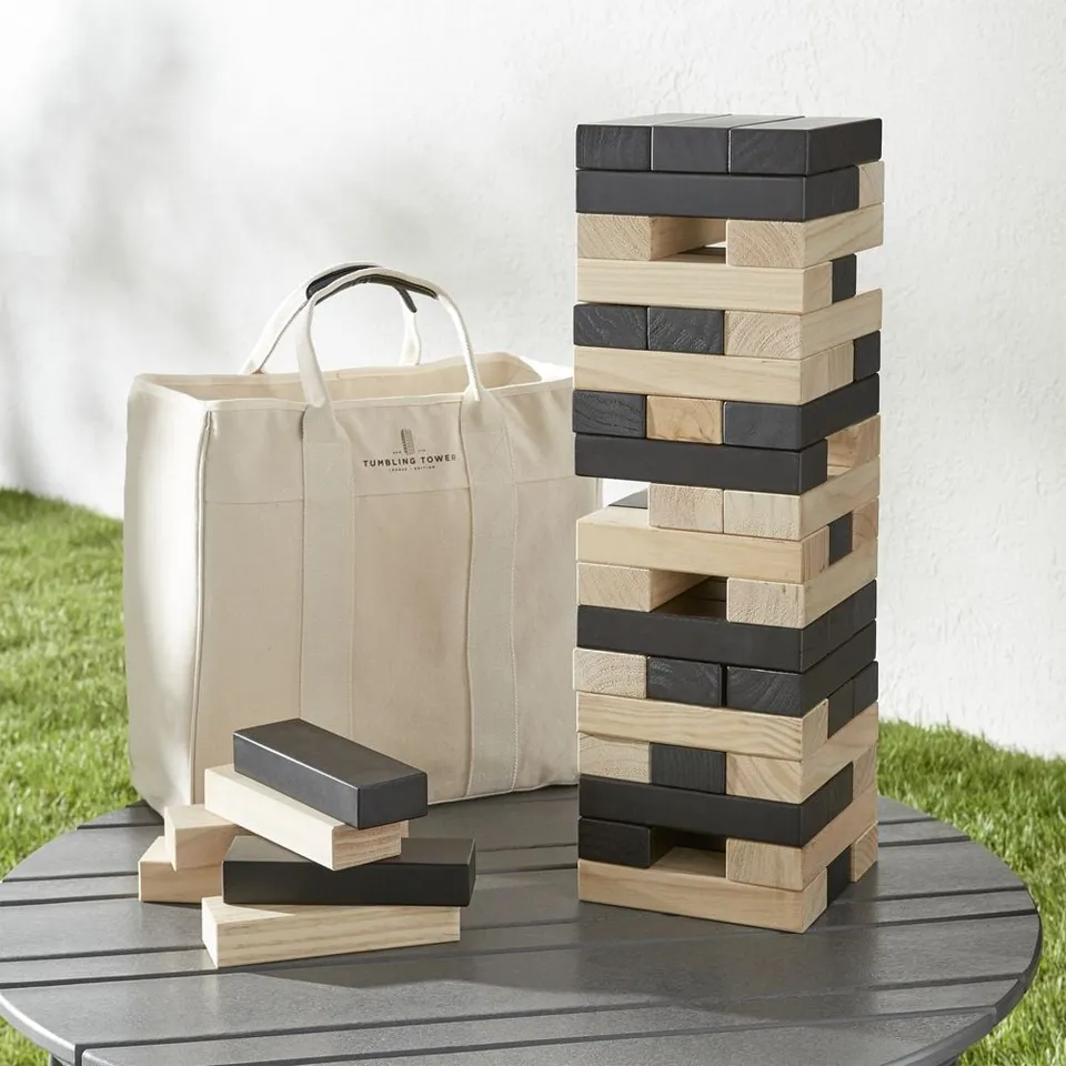 Oversized Tumbling Tower Yard Game 27"