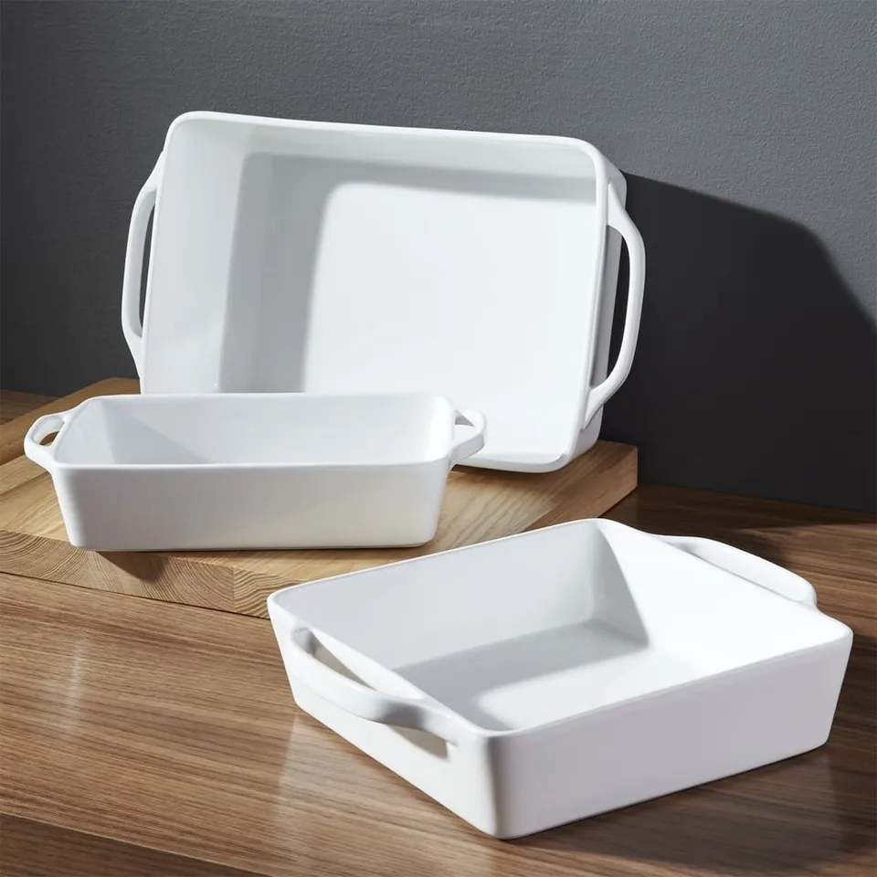 Aspen Porcelain Bakers, Set of 3