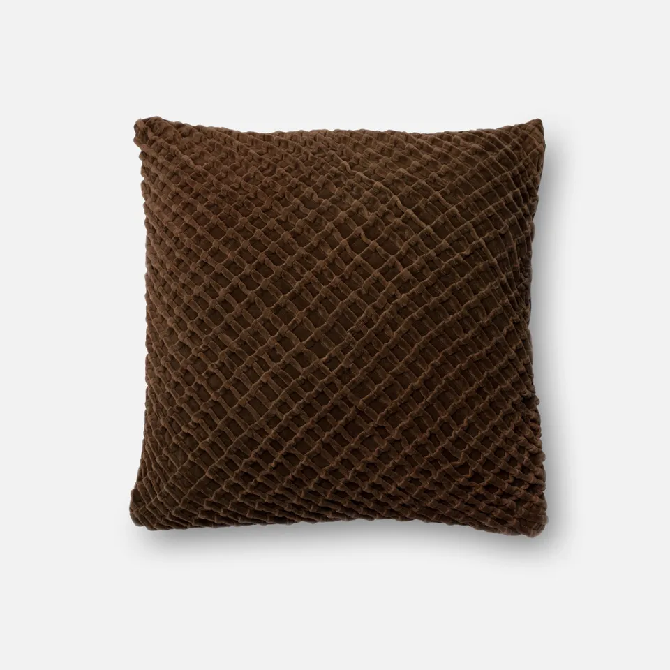 PILLOWS - BROWN - 22" X 22" Cover Only