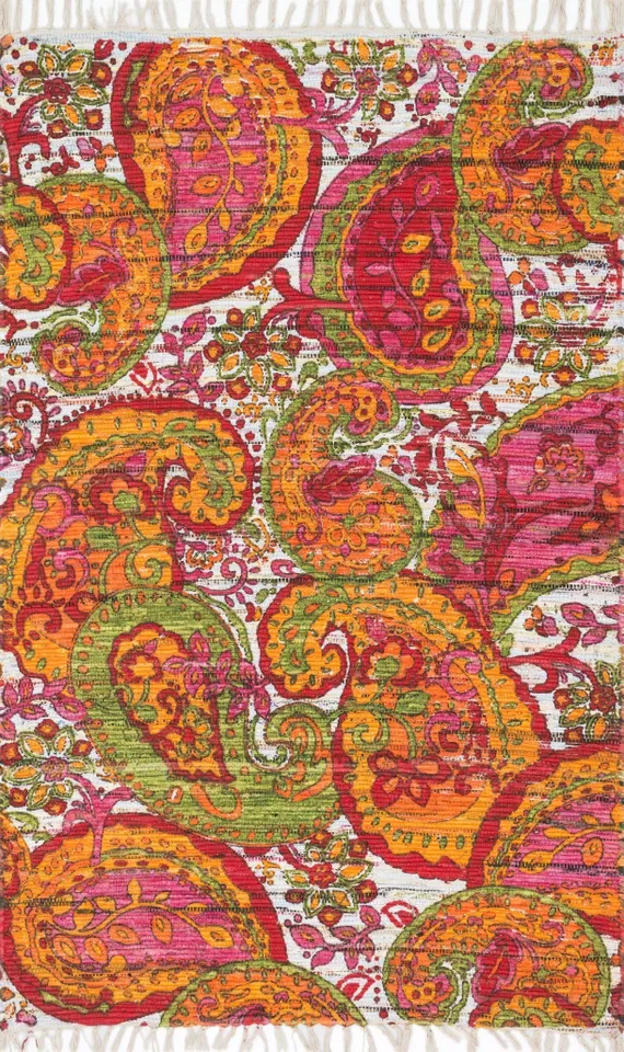 ARIA - GREEN / MULTI - 3'-6" x 5'-6"
