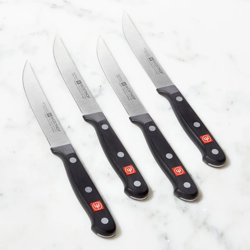 Wusthof ® Gourmet Black Steak Knives, Set of 4