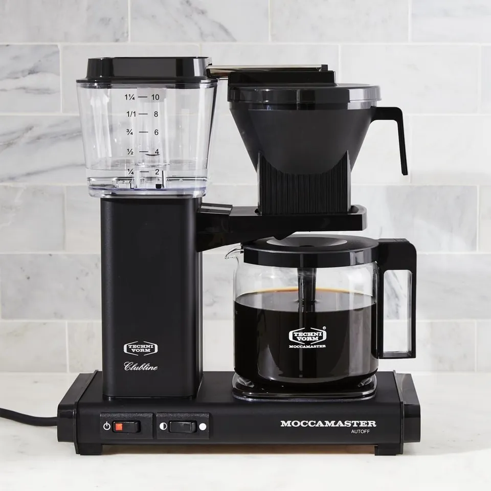 Moccamaster KBGV Select Glass Brewer 10-Cup Matte Black Coffee Maker