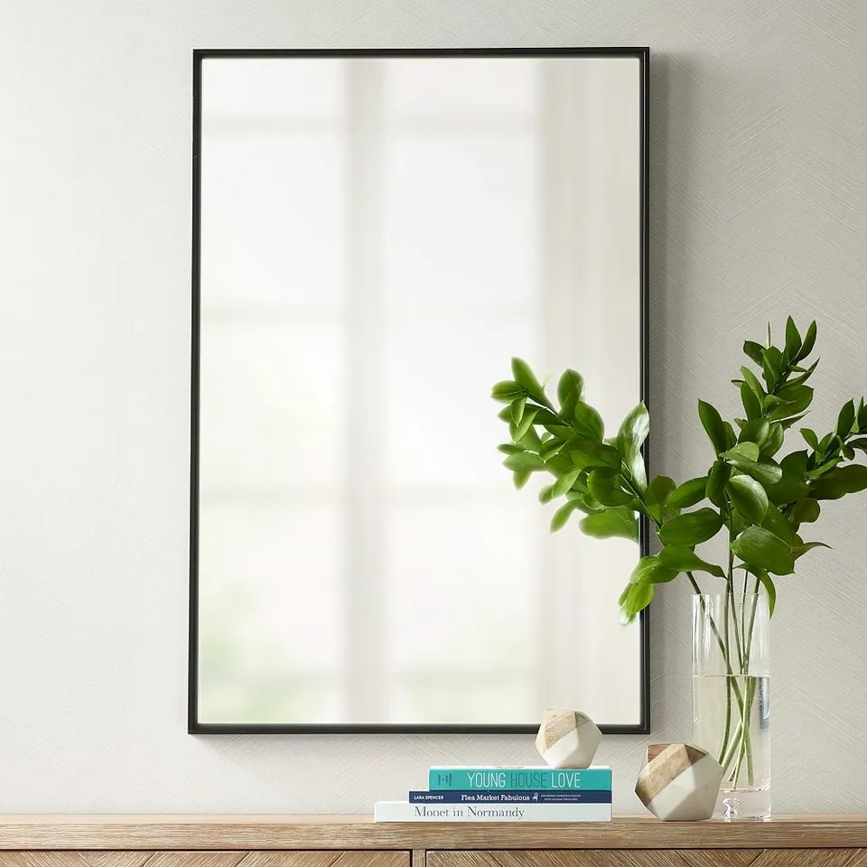 Uttermost Andrew Black 24" x 36" Wall Mirror