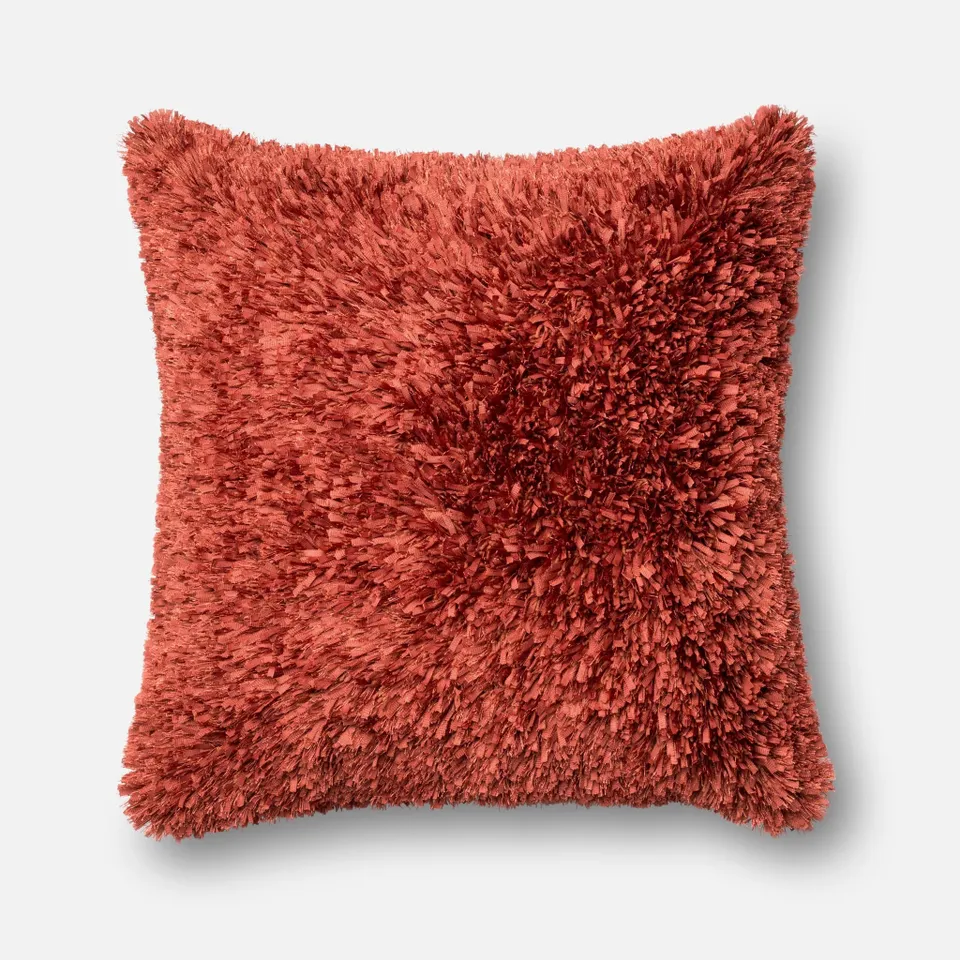 PILLOWS - RUST - 22" X 22" Cover Only