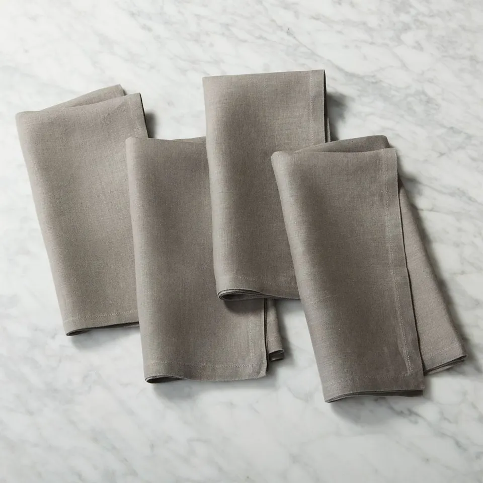 Bolt Grey Linen Napkin Set of 4