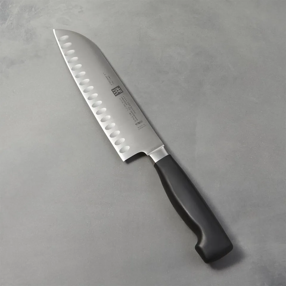 ZWILLING ® J.A. Henckels Four Star 7" Hollow Edge Santoku Knife