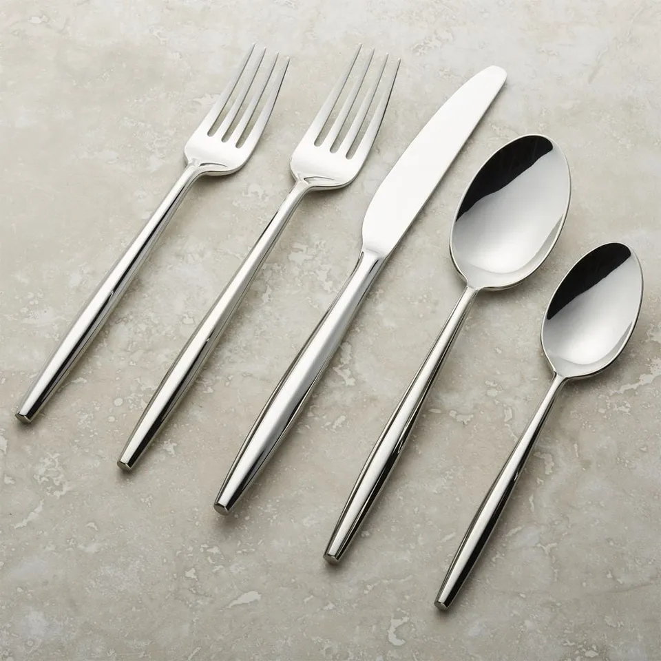 Facet Mirror 5-Piece Flatware Place Setting