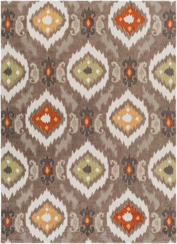 Mamba Brown Indoor 8' x 11' Handmade Rug