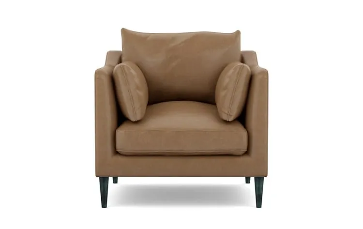 Caitlin Leather Petite Chair by The EverygirlÃ?Â®