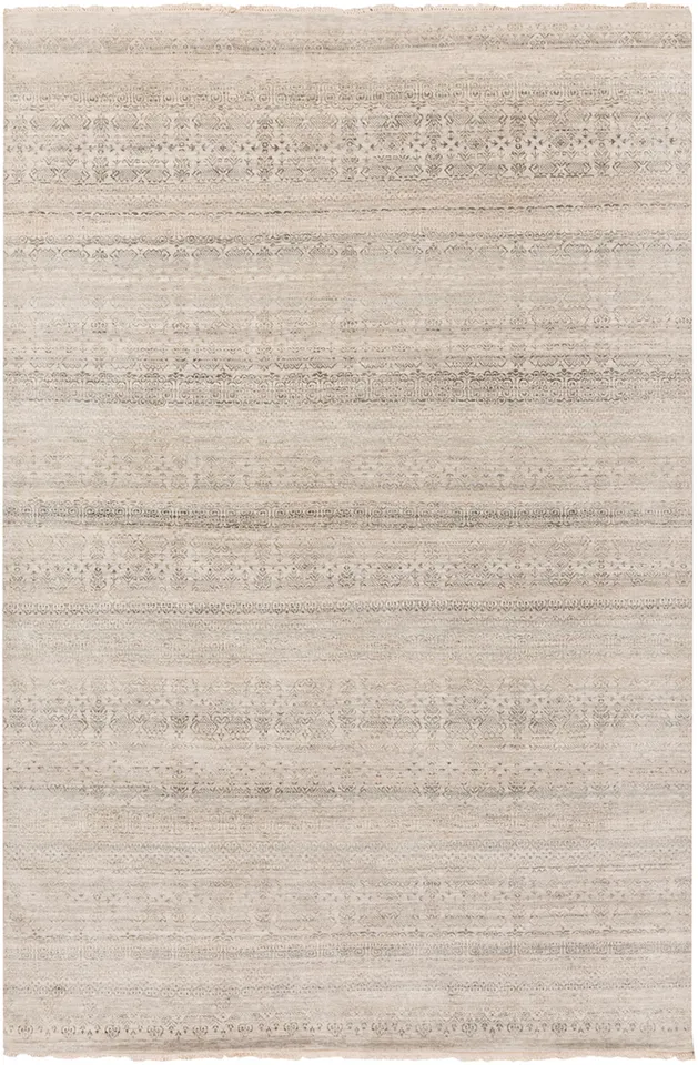 Masha Beige Indoor 2' x 3' Handmade Rug