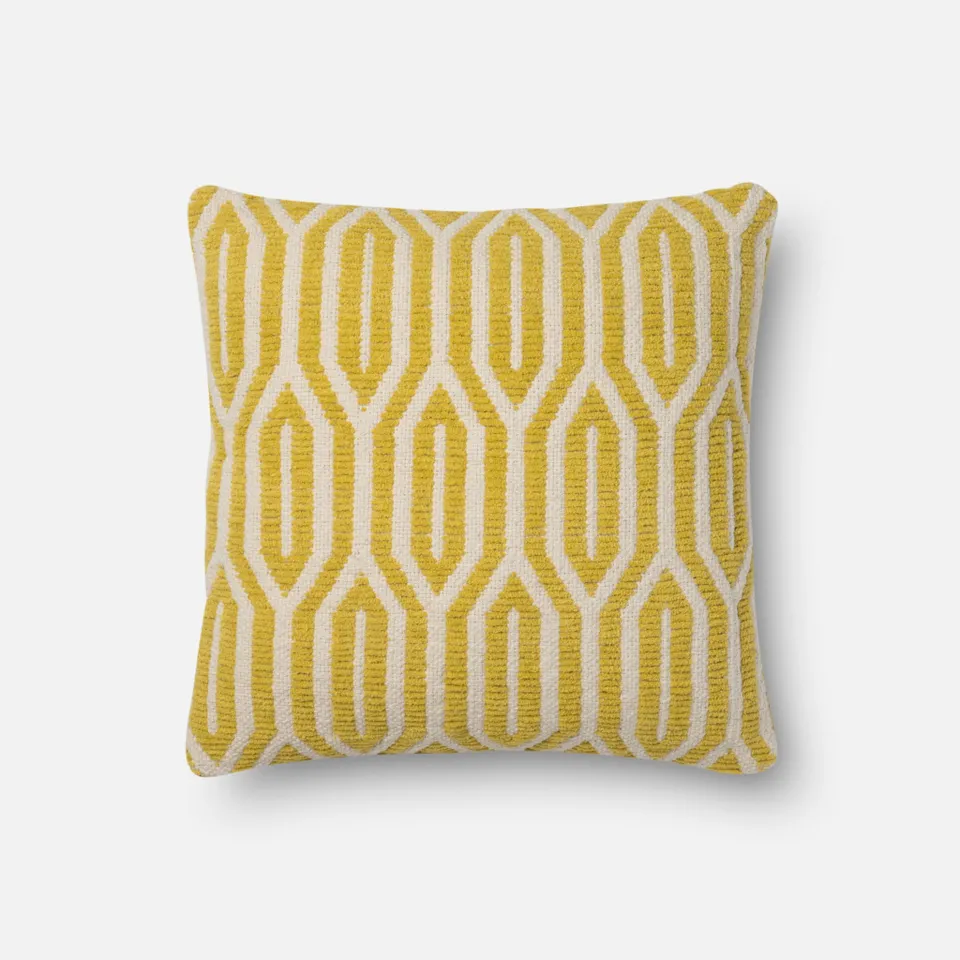 PILLOWS - CITRON - 18" X 18" Cover w/Down