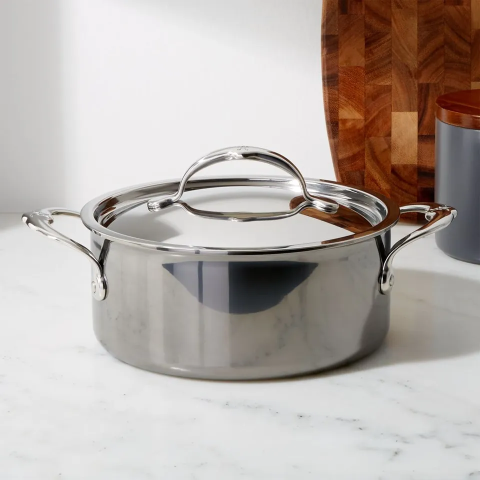 Hestan NanoBond Stainless Steel 3-Quart Soup Pot with Lid