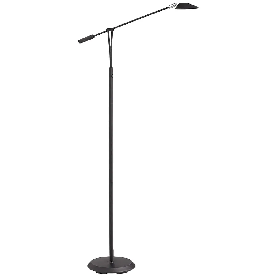 Possini Euro Arnie Pharmacy-Style Adjustable Arm Modern LED Floor Lamp
