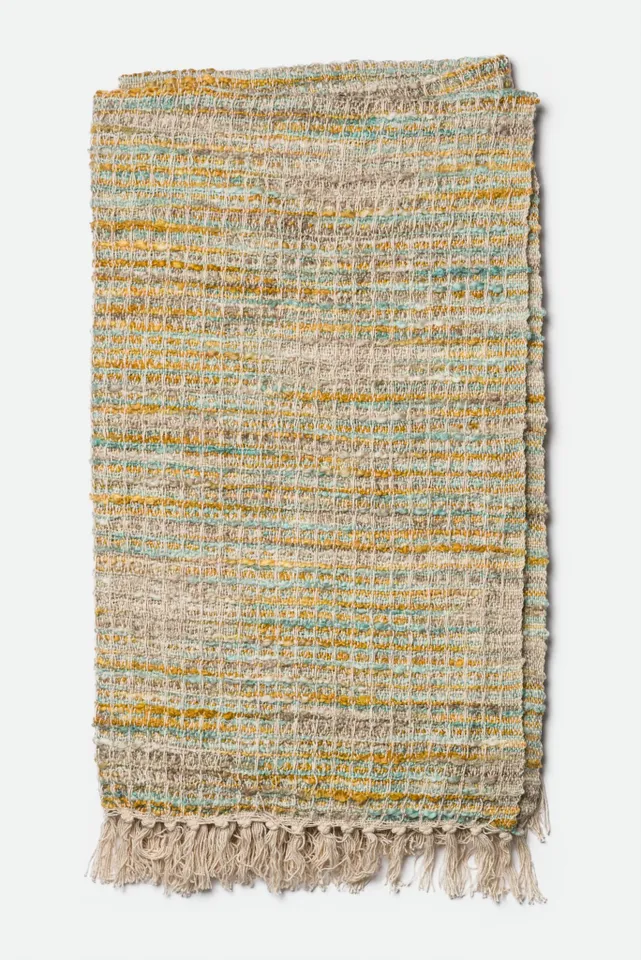 NORA - YELLOW / LT. BLUE - 4'-2" X 5'