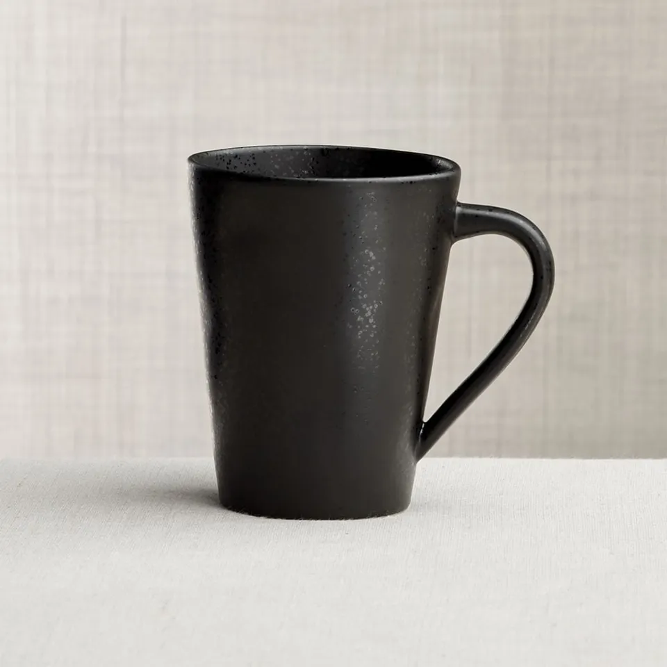 Marin 12-oz. Matte Black Stoneware Mug
