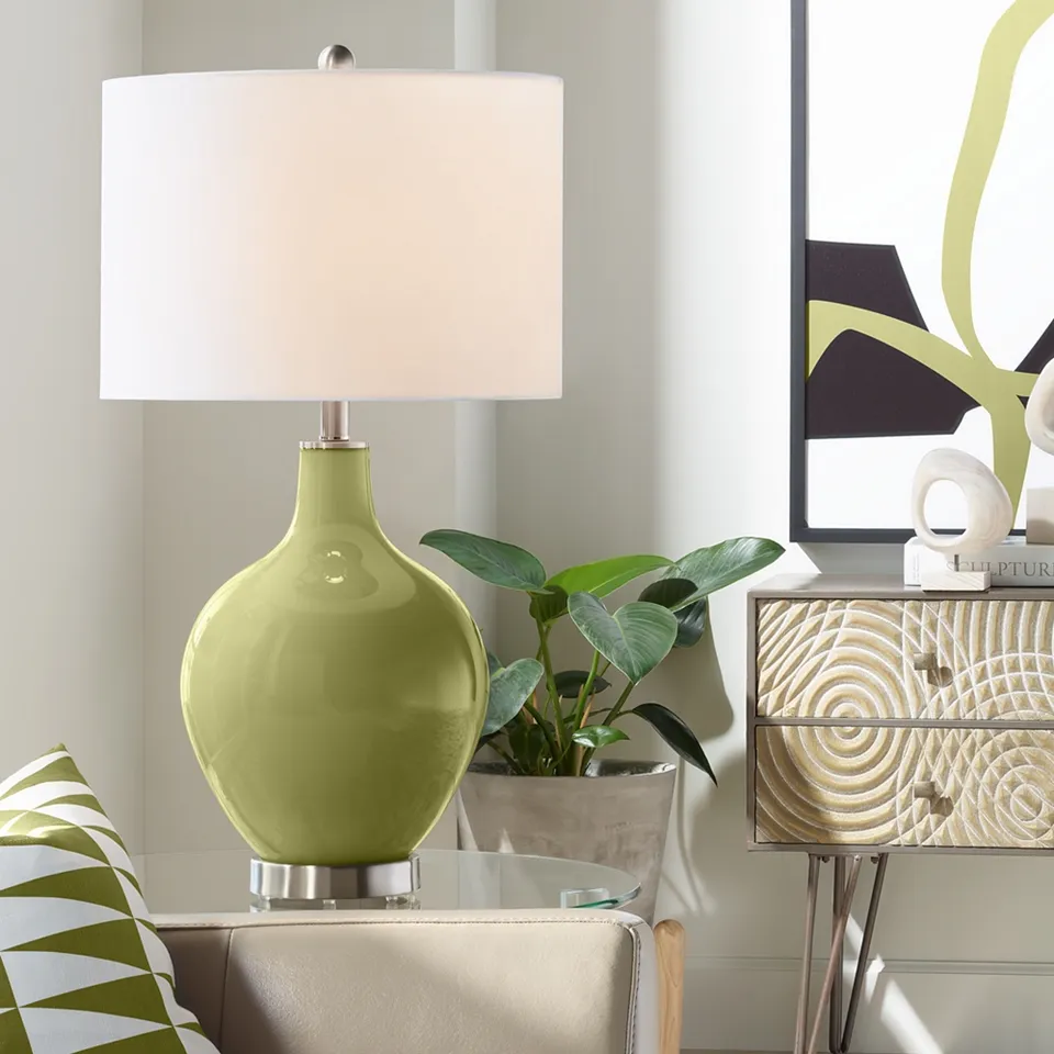Color Plus Ovo 28 1/2" High Rural Green Table Lamp