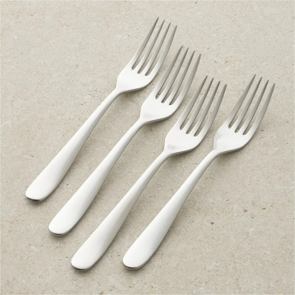 Fusion Satin Dinner Forks, Set of 4