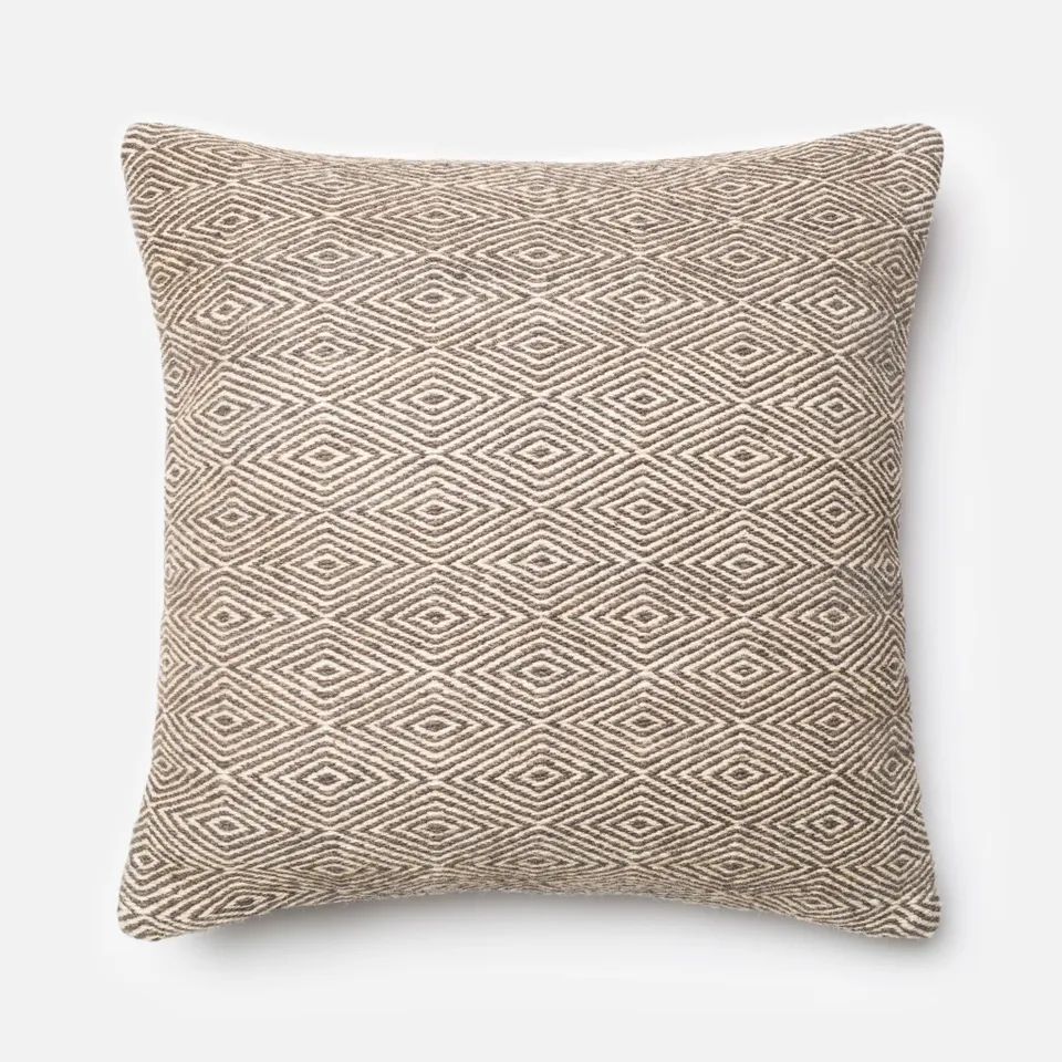 PILLOWS - GREY - 22" X 22" Cover Only