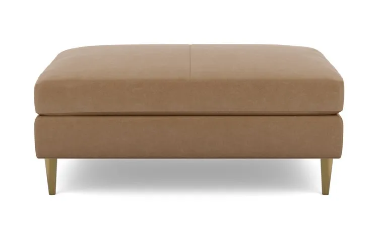 Sloan Leather Ottoman