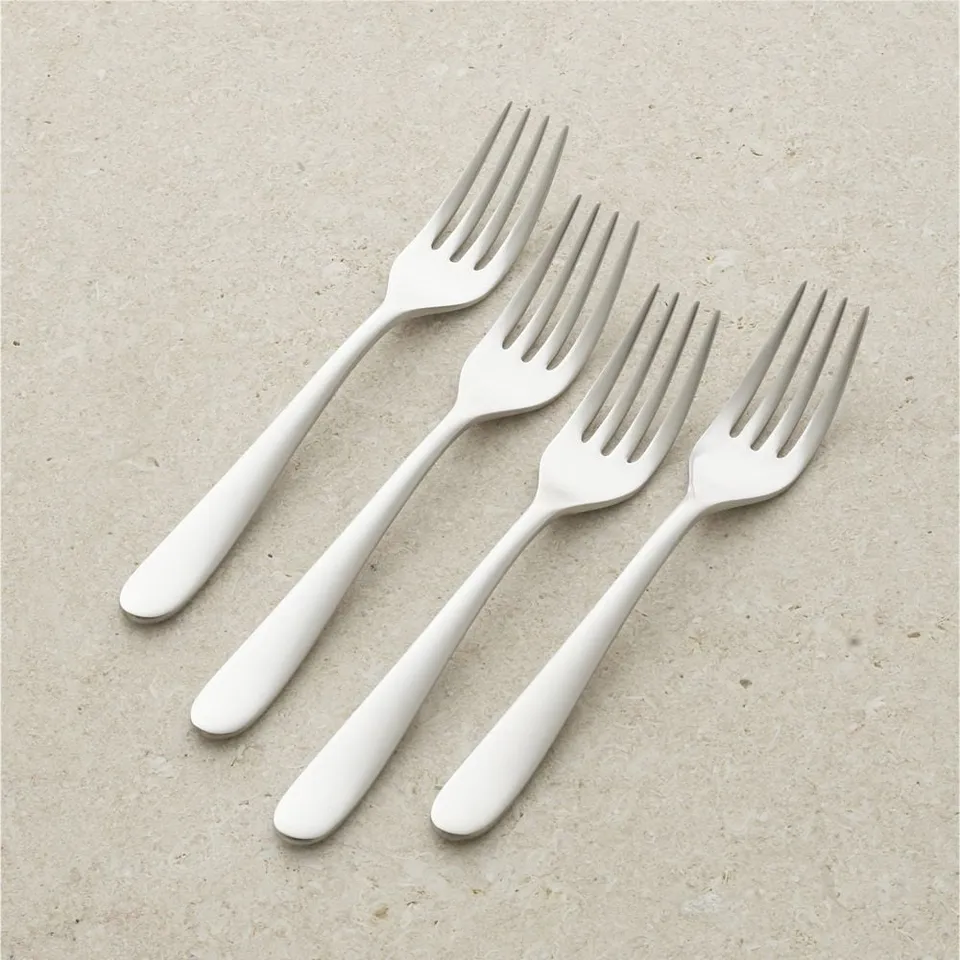 Fusion Satin Salad Forks, Set of 4
