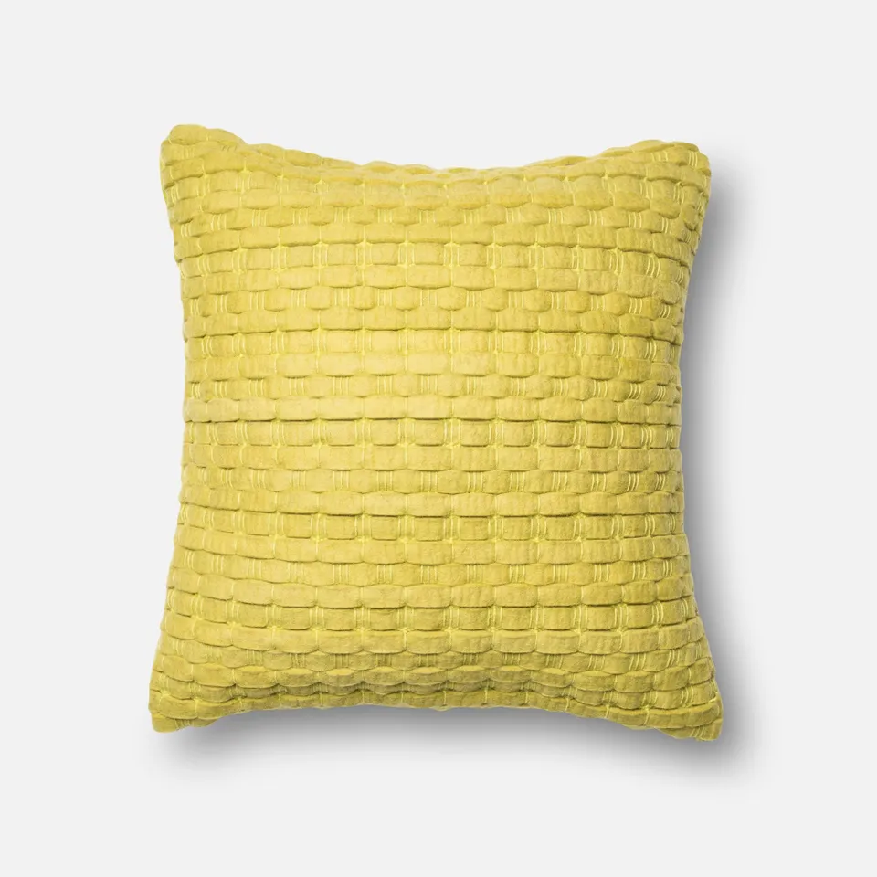 PILLOWS - LIME - 22" X 22" Cover w/Down