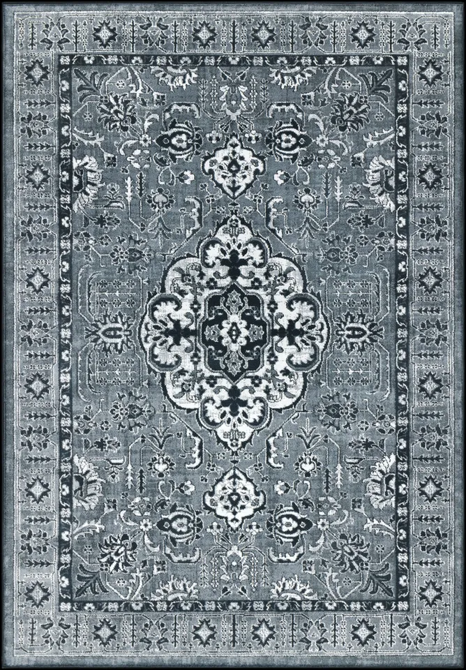 Nova Gray Indoor 2'2" x 2'11" Machine Woven Rug