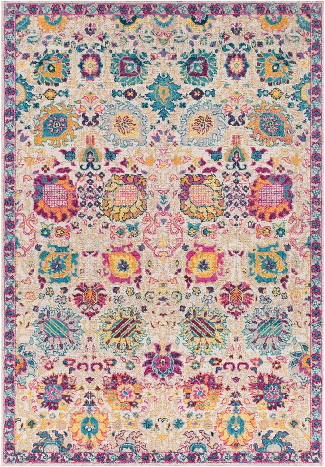 Konya Purple Indoor 2'2" x 2'11" Machine Woven Rug
