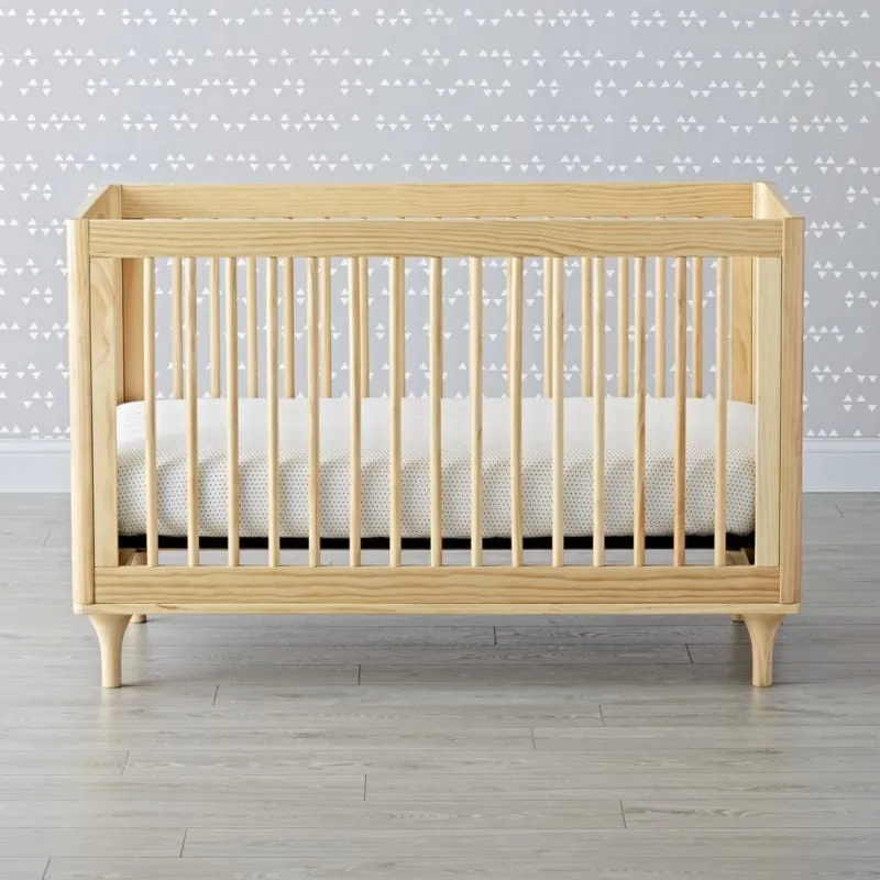 Babyletto Lolly Natural Wood 3-in-1 Convertible Crib