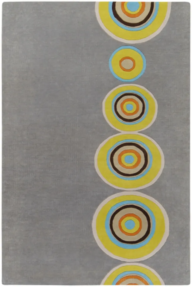 Dazzle Gray Indoor 2' x 3' Handmade Rug