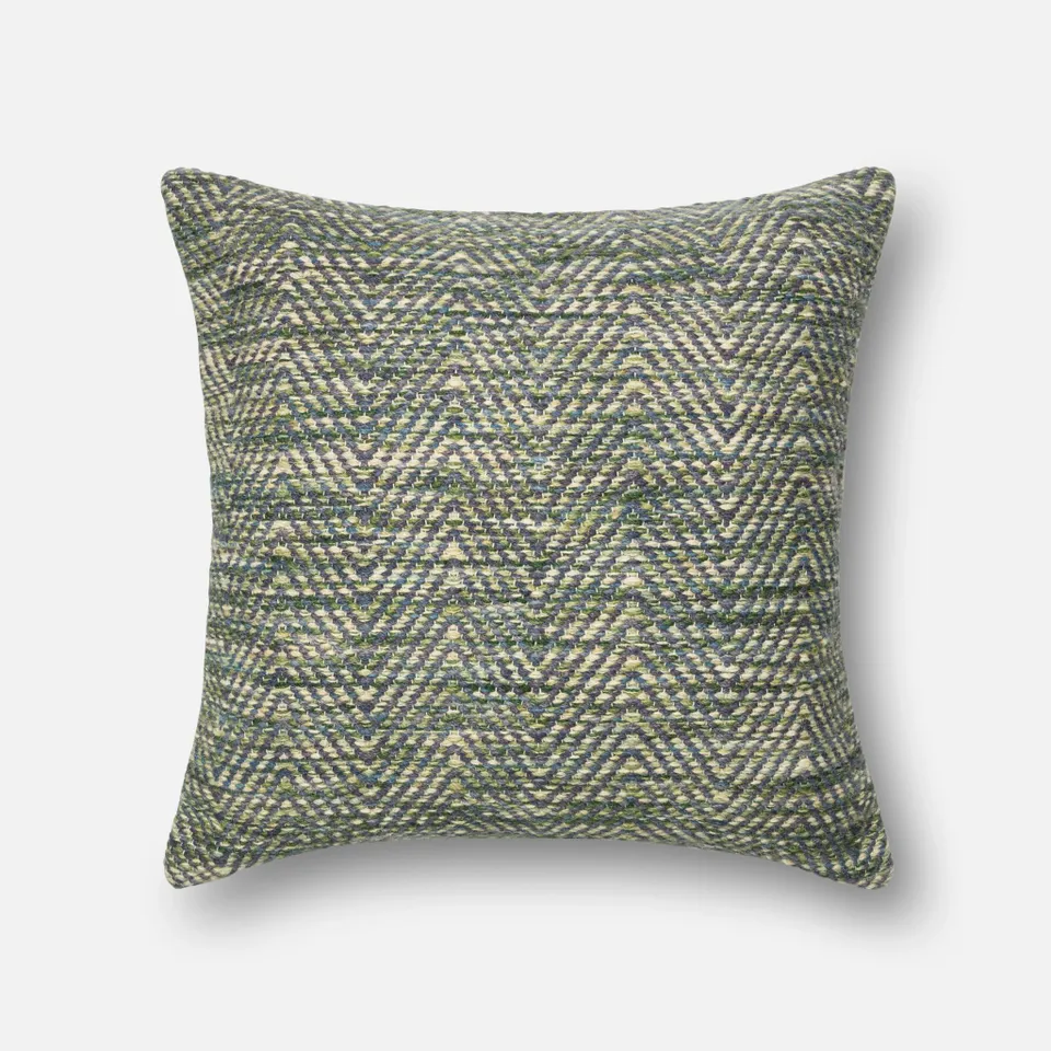 P0224 GREEN / PLUM - 22" X 22" Cover Only
