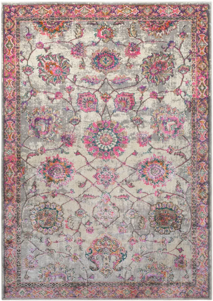 Marrakesh Pink Indoor 2' x 2'11" Machine Woven Rug