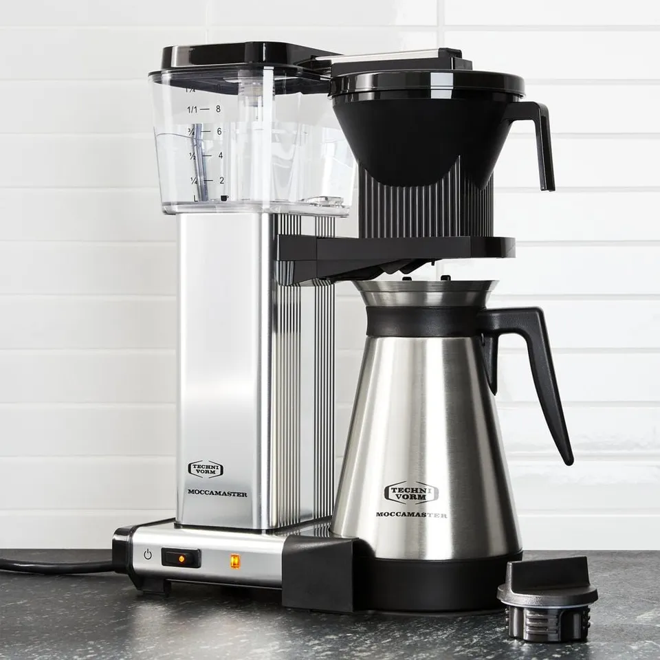 Moccamaster KBGT Thermal Brewer 10-Cup Polished Silver Coffee Maker